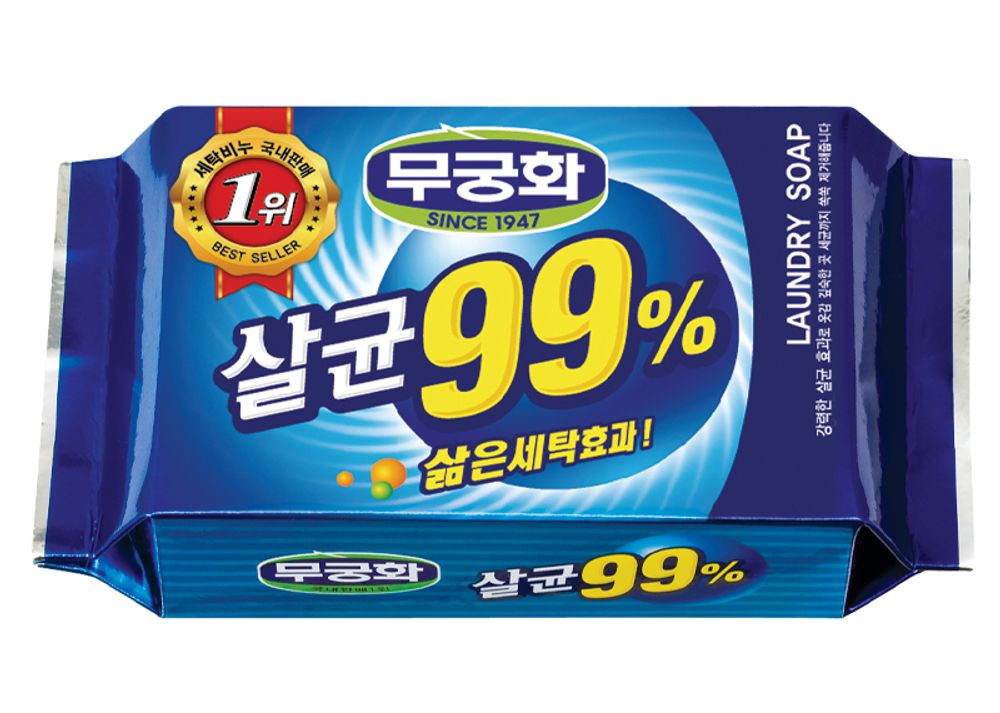 [MUKUNGHWA] 99% Sterilization Laundry Soap 230g _ Laundry Detergent, Kills 99% of bacteria and germs _ Made in KOREA